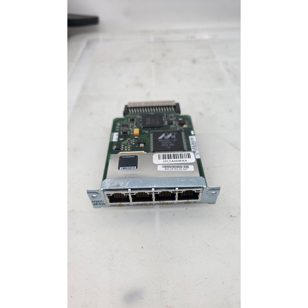 Cisco HWIC-4ESW 4 Port Interface Card 73-8474-06 A0 Genuine w/ HOLOGRAM